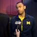 Michigan sophomore Jon Horford speaks with the media at the Palace on Tuesday, March 20, 2013 in Auburn Hills.  Melanie Maxwell I AnnArbor.com